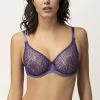 Empreinte Allure Purple Seamless Lace Bra C-D 07205 Bras 1 Empreinte Allure Purple Seamless Lace Bra C-D 07205 Bras