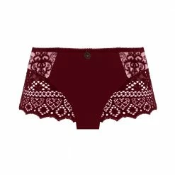 Empreinte Empriente Cassiopee Garnet Red Lace Bikini Panty 05151