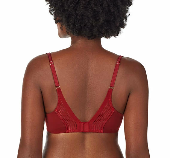 Le Mystere Second Skin Garnet Red Back Smoothing T Shirt Bra 5221 4 Le Mystere Second Skin Garnet Red Back Smoothing T Shirt Bra 5221