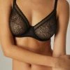 Simone Perele Comete Black Lace Unlined Bra 12S324 1 Simone Perele Comete Black Lace Unlined Bra 12S324