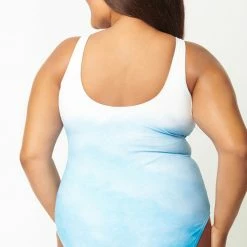 Unique Vintage Swimwear Jaws X Unique Vintage Jaws Movie Plus Size Poster Huntington One Piece 167083-CZ149NB-PL