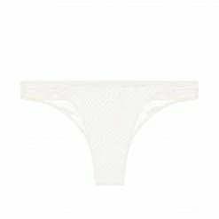 Bra & Panty Sets Simone Perele Augustine Naturel Embroidered Thong Panty 17Z700