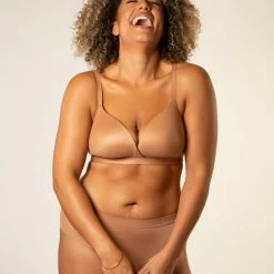 Bras Freedom Bra Clay Plunge Contour Wireless Bra