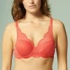 Simone Perele Karma Folly Red Lace T Shirt Bra 12V343 Bras