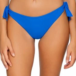 Sunsets Swimwear Lula Electric Blue Reversible Tie Side Bikini Bottom 21B