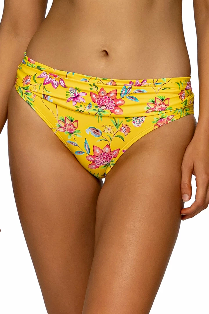 Sunsets Swimwear Mid Waist Golden Hour Bikini Bottom 27B 3 Sunsets Swimwear Mid Waist Golden Hour Bikini Bottom 27B
