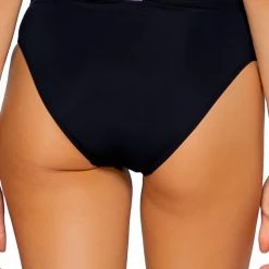 Swimsystems Sunsets Swimwear Summer Lovin Black V Front Bikini Bottom 374