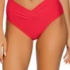Sunsets Swimwear Summer Lovin Geranium V Front Bikini Bottom 31B