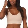 OnGossamer On Gossamer Cabana Cotton Basic Colors Seamless Crop Bralette Bra G5282