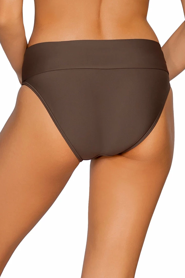 Sunsets Swimwear Hannah Kona High Waist Fold Bikini Bottom 33B 8 Sunsets Swimwear Hannah Kona High Waist Fold Bikini Bottom 33B