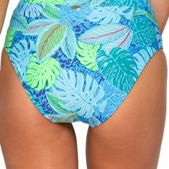 Sunsets Swimwear Hannah Wild Palms High Waist Bikini Bottom 33B