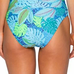 Sunsets Swimwear Hannah Wild Palms High Waist Bikini Bottom 33B