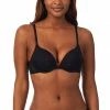 OnGossamer Bras On Gossamer Sleek Micro Black Push Up Bra G9200