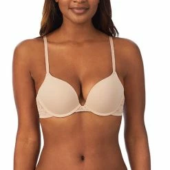 OnGossamer On Gossamer Sleek Micro Champagne Push Up Bra G9200 Bras