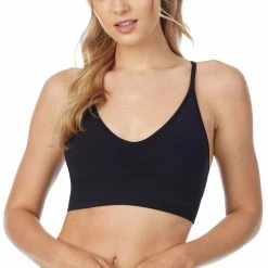 OnGossamer On Gossamer Cabana Cotton Basic Colors Seamless Crop Bralette Bra G5282