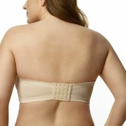 Elila Satin Strapless Nude Bra 4820