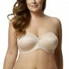 Elila Satin Strapless Nude Bra 4820 2 Elila Satin Strapless Nude Bra 4820