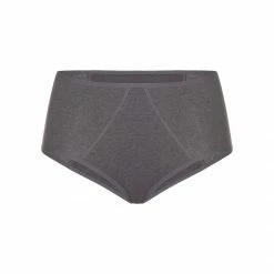 Gemsli Peridot Leak Protection Brief Grey Panty 5014 Panties