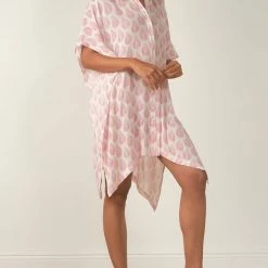 Elan Swimwear Off White Oversized Tunic Cover Up NOP10592