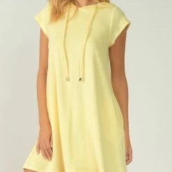 Elan Swimwear Cap Sleeve Terry Cloth Beach Cover Up LT5676