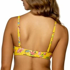 Sunsets Swimwear Kauai Golden Hour Keyhole Bikini Top SU54