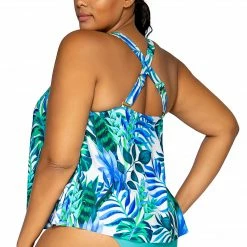 Sunsets Escape Swimwear Sadie Seascape Tankini Top 584T