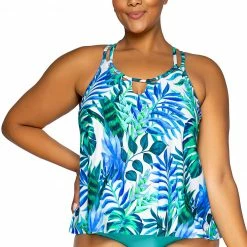 Sunsets Escape Swimwear Sadie Seascape Tankini Top 584T