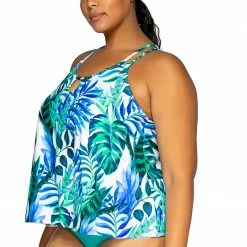 Sunsets Escape Swimwear Sadie Seascape Tankini Top 584T