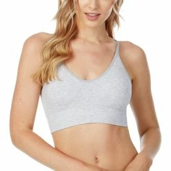 OnGossamer On Gossamer Cabana Cotton Basic Colors Seamless Crop Bralette Bra G5282