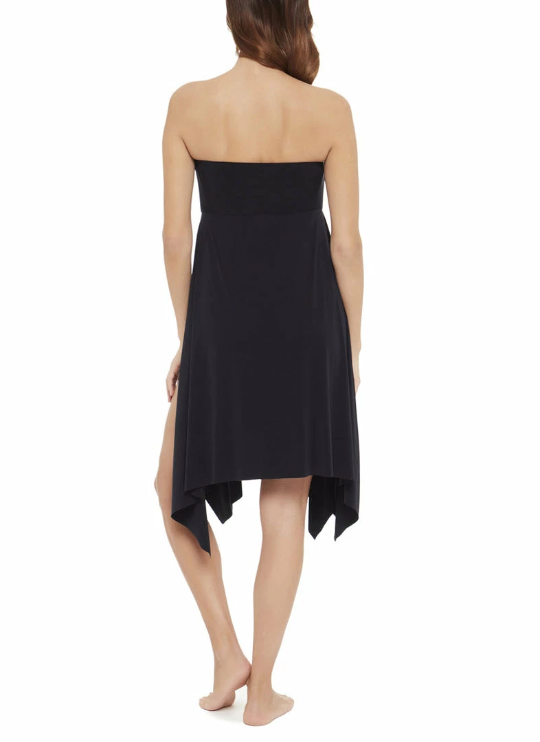 Magicsuit Swimwear Jersey Handkerchief Black Convertible Skirt Dress Cover Up 6008009 6 Magicsuit Swimwear Jersey Handkerchief Black Convertible Skirt Dress Cover Up 6008009