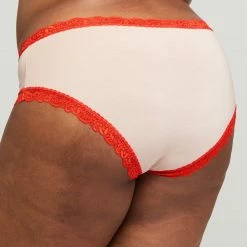 Panties Fleur't Iconic Seashell/Goji High Waist Boyshort Panty 602 11 Panties Fleur't Iconic Seashell/Goji High Waist Boyshort Panty 602