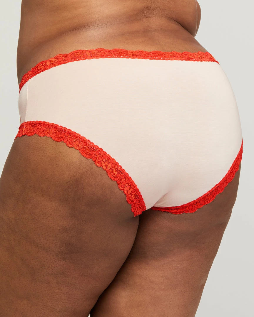 Panties Fleur't Iconic Seashell/Goji High Waist Boyshort Panty 602 7 Panties Fleur't Iconic Seashell/Goji High Waist Boyshort Panty 602