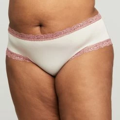 Fleur't Iconic Swan/Rosette High Waist Boyshort Panty 602