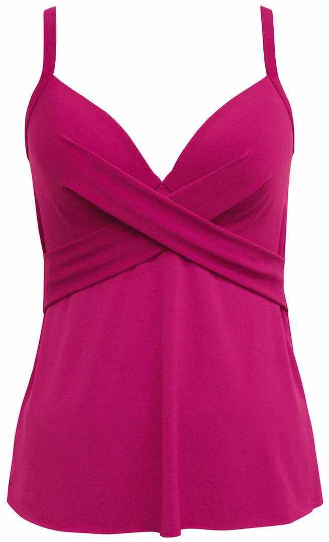 Miraclesuit Swimwear Rock Solid Allura Framboise Tankini Top 6537078 7 Miraclesuit Swimwear Rock Solid Allura Framboise Tankini Top 6537078