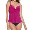 Miraclesuit Swimwear Rock Solid Allura Framboise Tankini Top 6537078 2 Miraclesuit Swimwear Rock Solid Allura Framboise Tankini Top 6537078