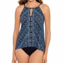 Miraclesuit Swimwear Paillette Peephole Multi Top 6537560