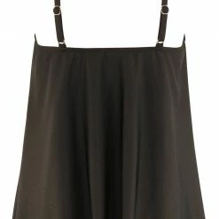 Miraclesuit Swimwear Kashmir Peephole Black Tankini Top 6537760 Tankini Tops