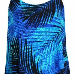 Miraclesuit Swimwear Shadowcat Dazzle Slate Plus Size Tankini Top 6539626W