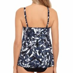 Miraclesuit Swimwear Shimmer Shadows Surplice Silver Grey Tankini Top 6540106 12 Miraclesuit Swimwear Shimmer Shadows Surplice Silver Grey Tankini Top 6540106