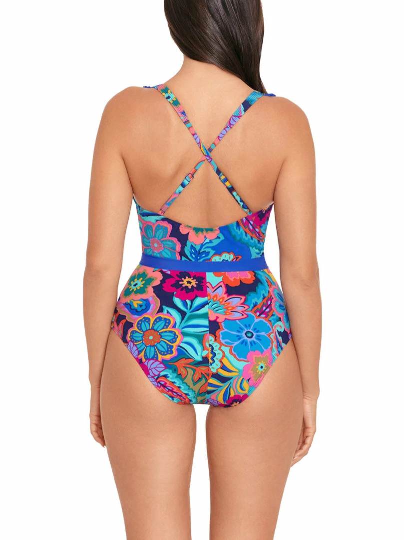 Skinny Dippers Swimwear Tapestry Cinch Multi One Piece 6540338 6 Skinny Dippers Swimwear Tapestry Cinch Multi One Piece 6540338