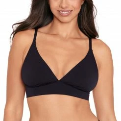 Skinny Dippers Swimwear Jelly Bean Bridget Black Bikini Top 6540370