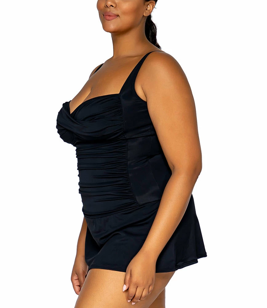 Sunsets Escape Swimwear Sienna Black Swim Dress 670 5 Sunsets Escape Swimwear Sienna Black Swim Dress 670