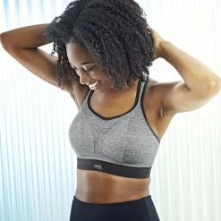 Panache Wireless Charcoal Sports Bra 7341B