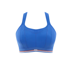 Panache Retro Blue Wireless Sports Bra 7341R 11 Panache Retro Blue Wireless Sports Bra 7341R