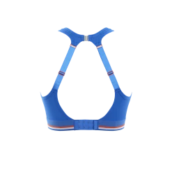 Panache Retro Blue Wireless Sports Bra 7341R 12 Panache Retro Blue Wireless Sports Bra 7341R