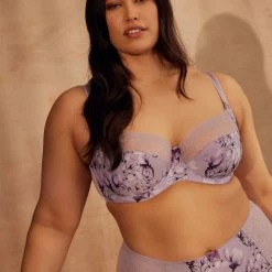 Panache Sculptresse Chi Chi Spring Lilac Lace Bra 7695