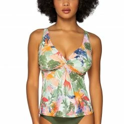 Sunsets Swimwear Serendipity Plunge Tankini Top 77
