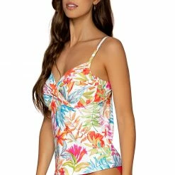 Sunsets Swimwear Crossroads Tropical Breeze Tankini Top 79 10 Sunsets Swimwear Crossroads Tropical Breeze Tankini Top 79