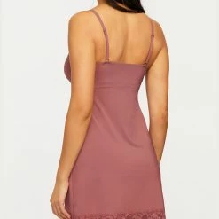 PJS & Lounge Montelle Bust Support Mesa Rose Chemise 9394