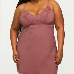 PJS & Lounge Montelle Bust Support Mesa Rose Chemise 9394